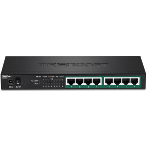 TRENDnet TPE-TG83 8-Port PoE+ Unmanaged Gigabit Switch, 30W/Port, Wall mountable